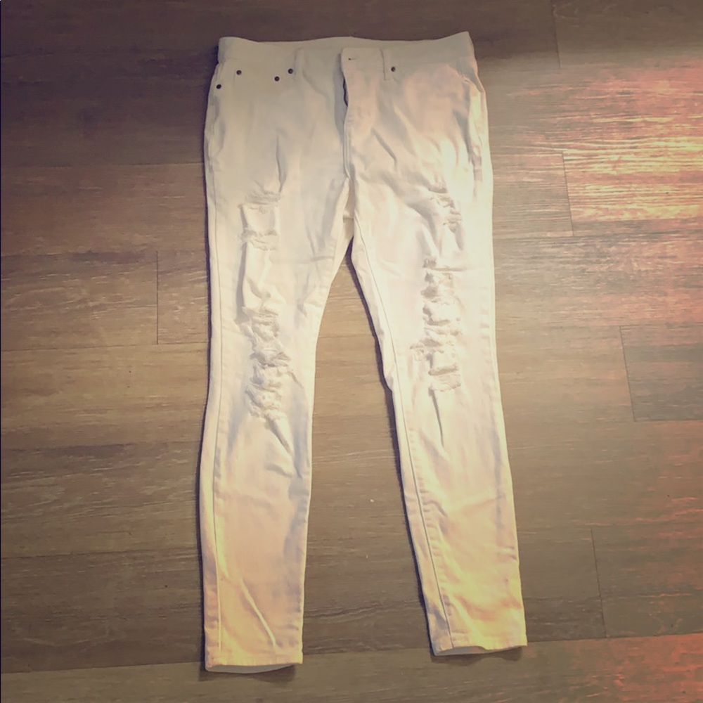 White jeans